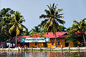 Kerala backwaters, travelling the neighborhood by public ferry service from  Alleppey to Kumbakonam. 